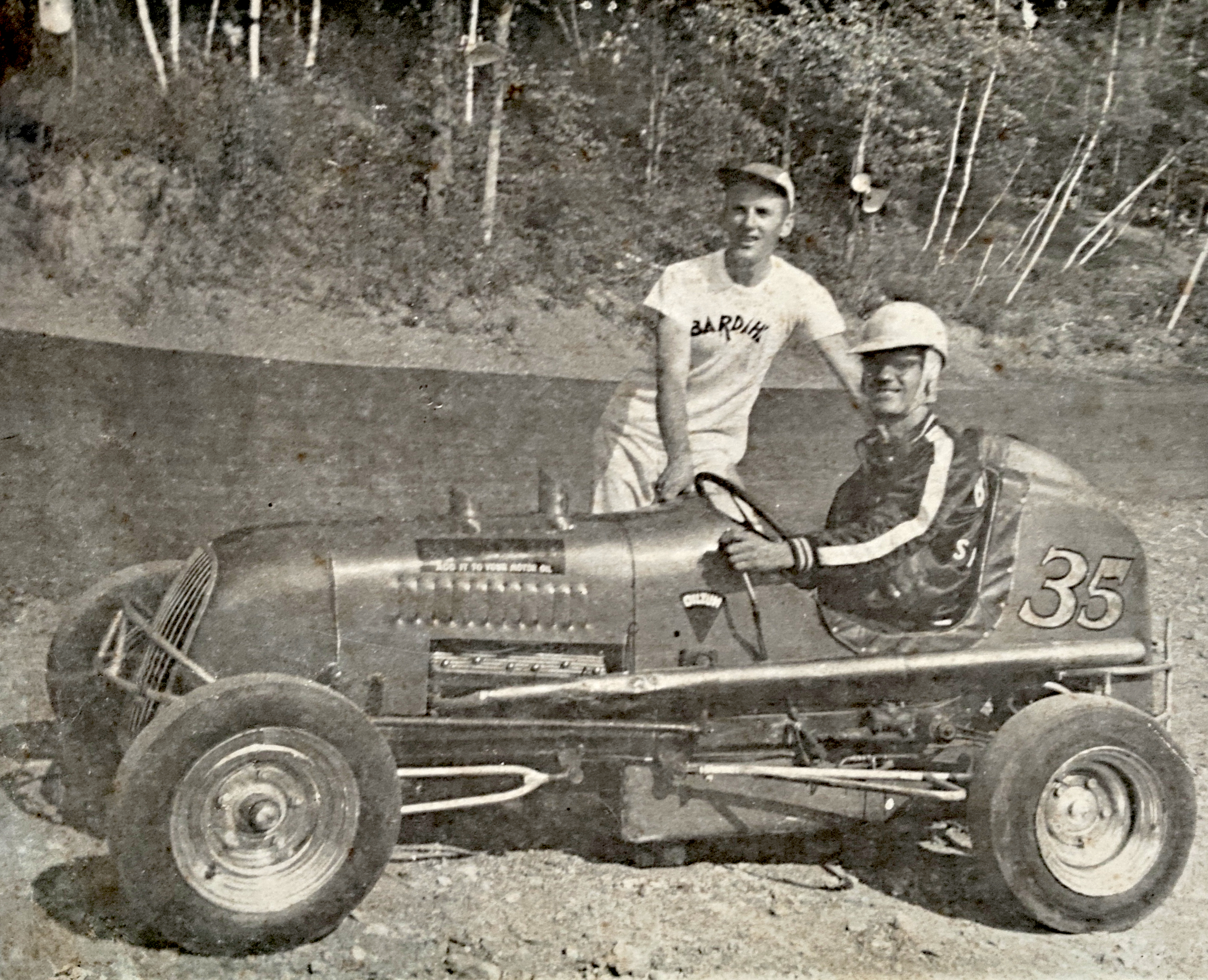 Barney Davis's race car