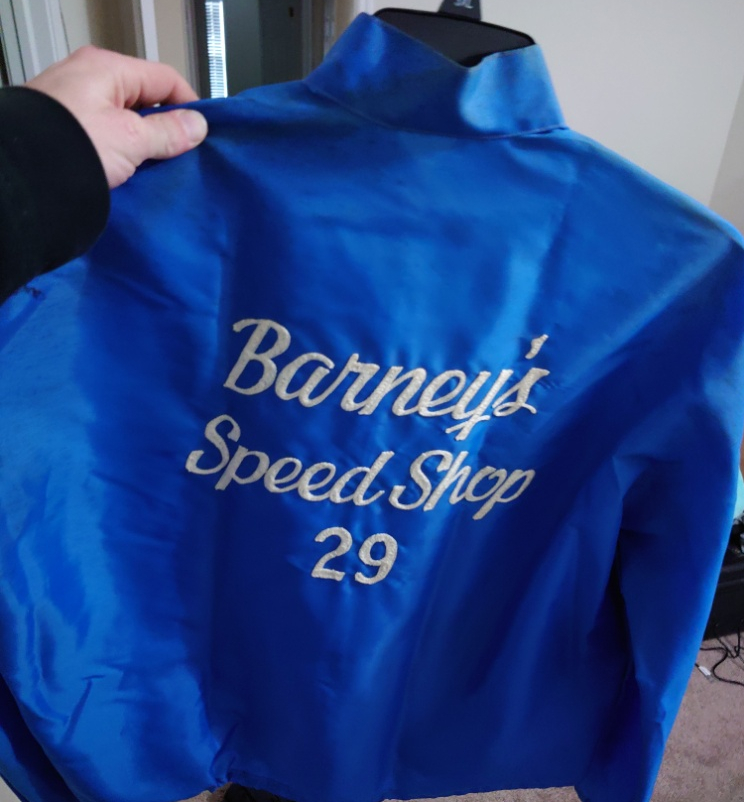 Barney’s original racing jacket